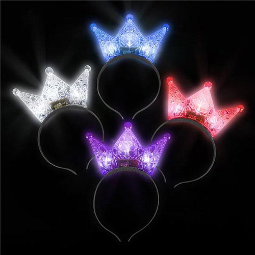Light up crown boppers