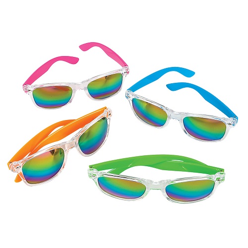 LUNETTES DE SOLEIL NEON LENTILLES ARC-EN-CIEL - (DZ) - ASSORTIES