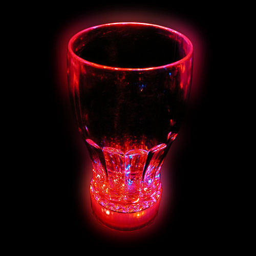 Light-up soda cup