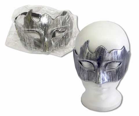 Metallic wolf mask