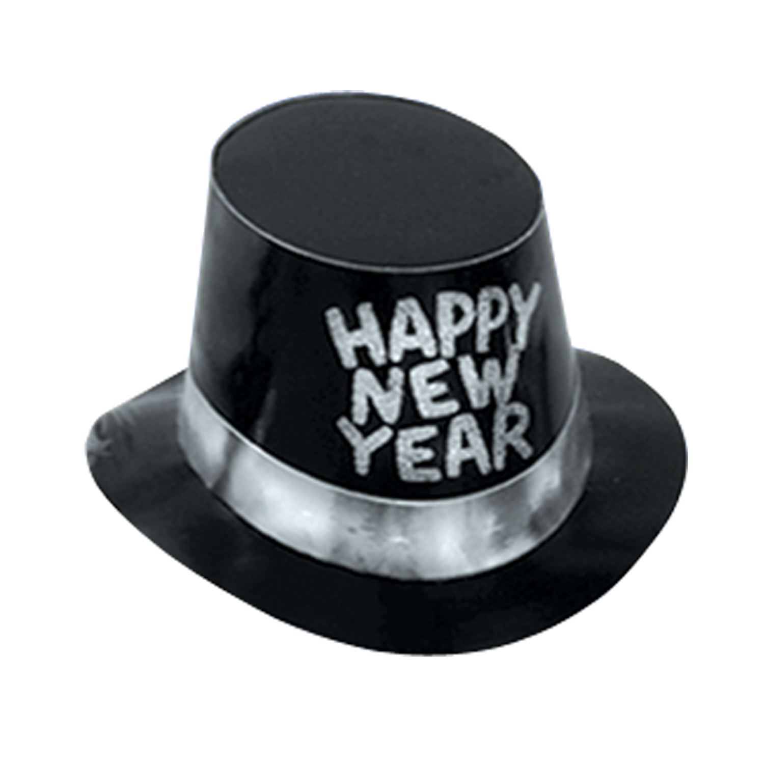 Foil hi-hats glittered New Year