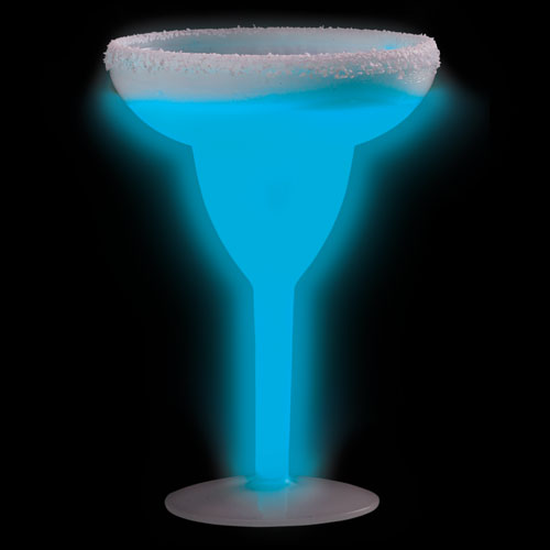 Glow Margarita Glass - Blue