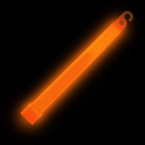 Bâton lumineux 6″ - orange