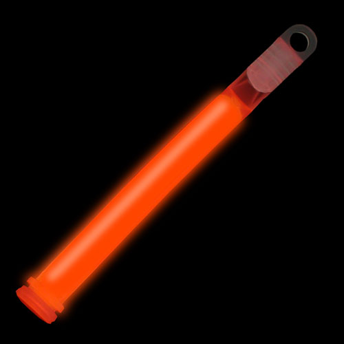 Bâton lumineux 4″ - orange