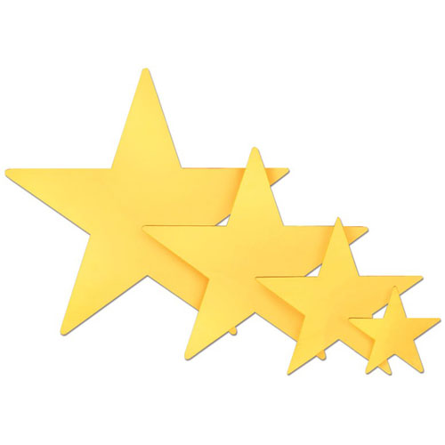 Die Cut Foil Star 5″