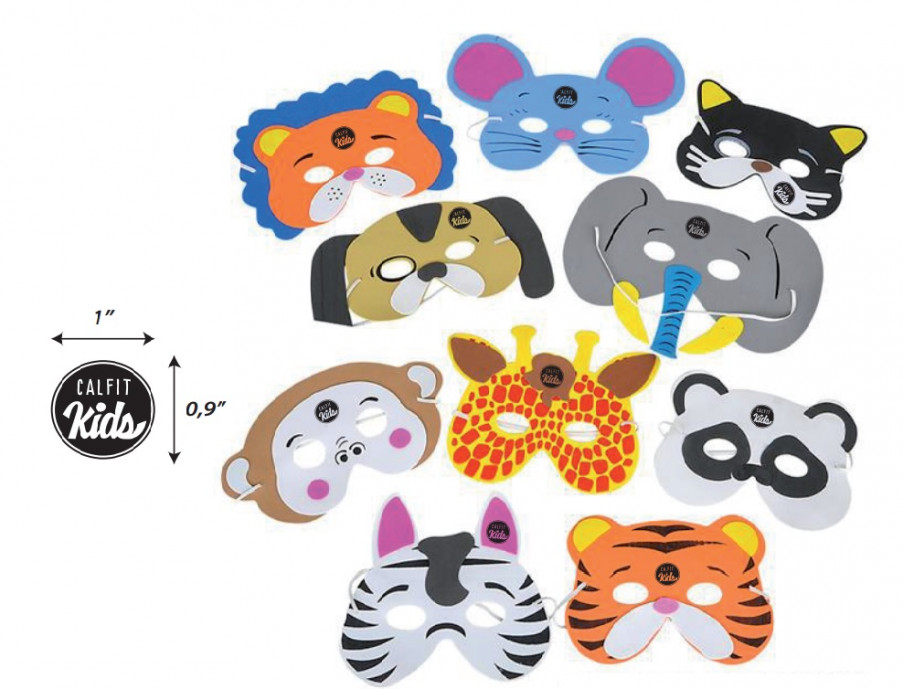Masques d'animaux 13″