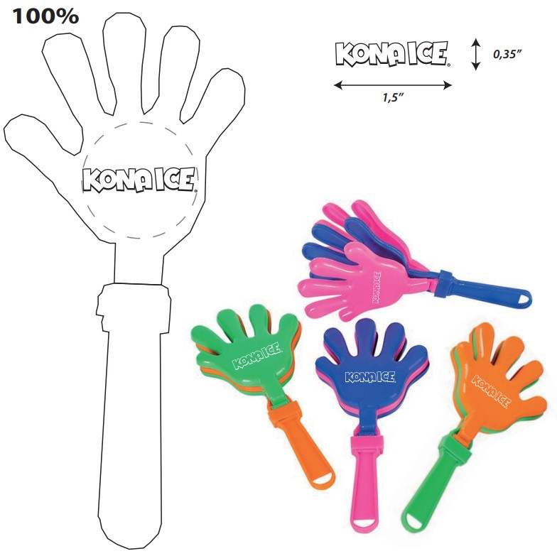 7.5″ HAND CLAPPERS- ASSORTED COLORS