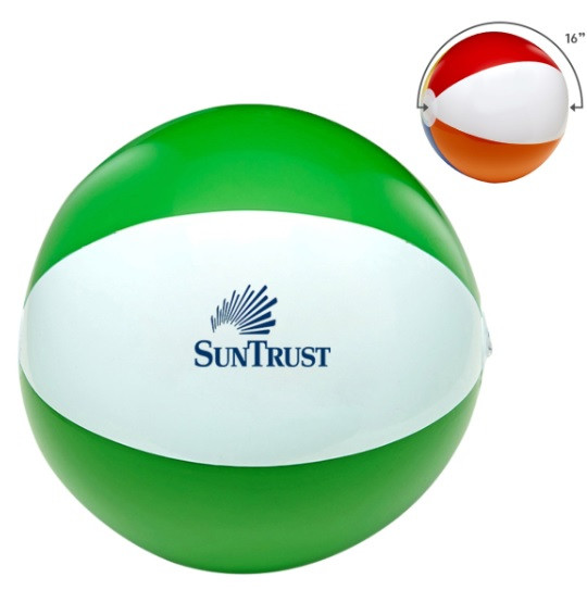 16`` TWO- TONE BEACH BALL