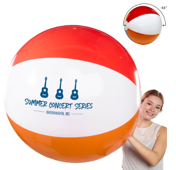 48" Giant 6 Color Beach Ball