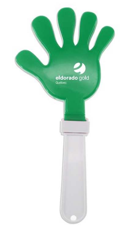 CLAQUE-MAIN EN PLASTIQUE